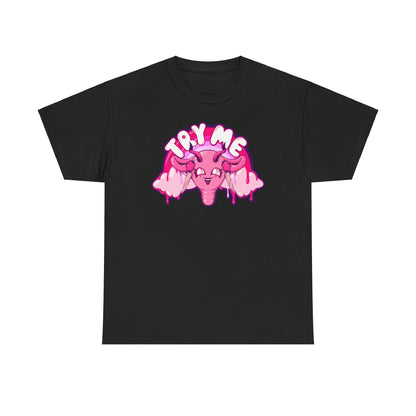Try Me Uterus Unisex Heavy Cotton Tee