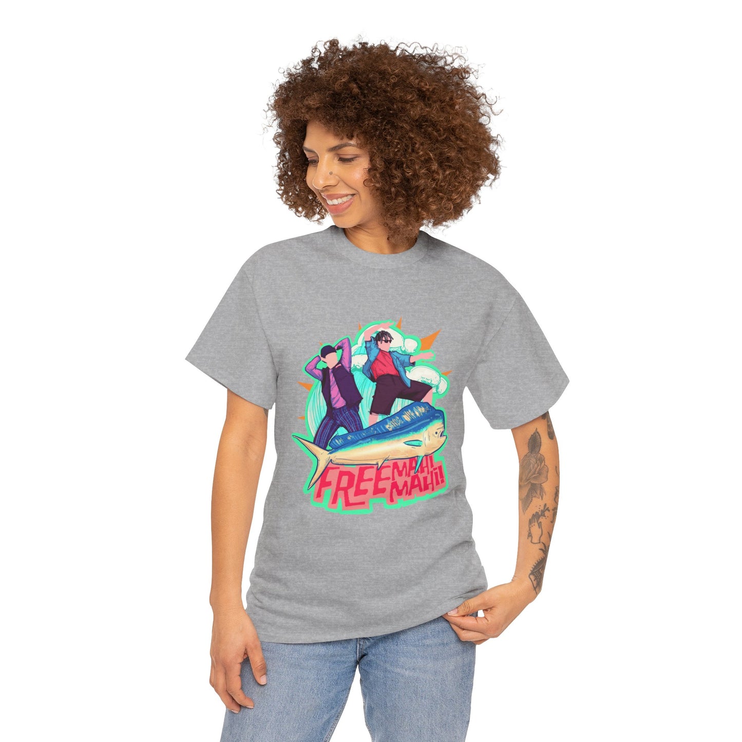 Free Mahi Mahi Unisex Heavy Cotton Tee