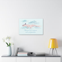 Never Give Up Canvas Gallery Wrapped Art Print
