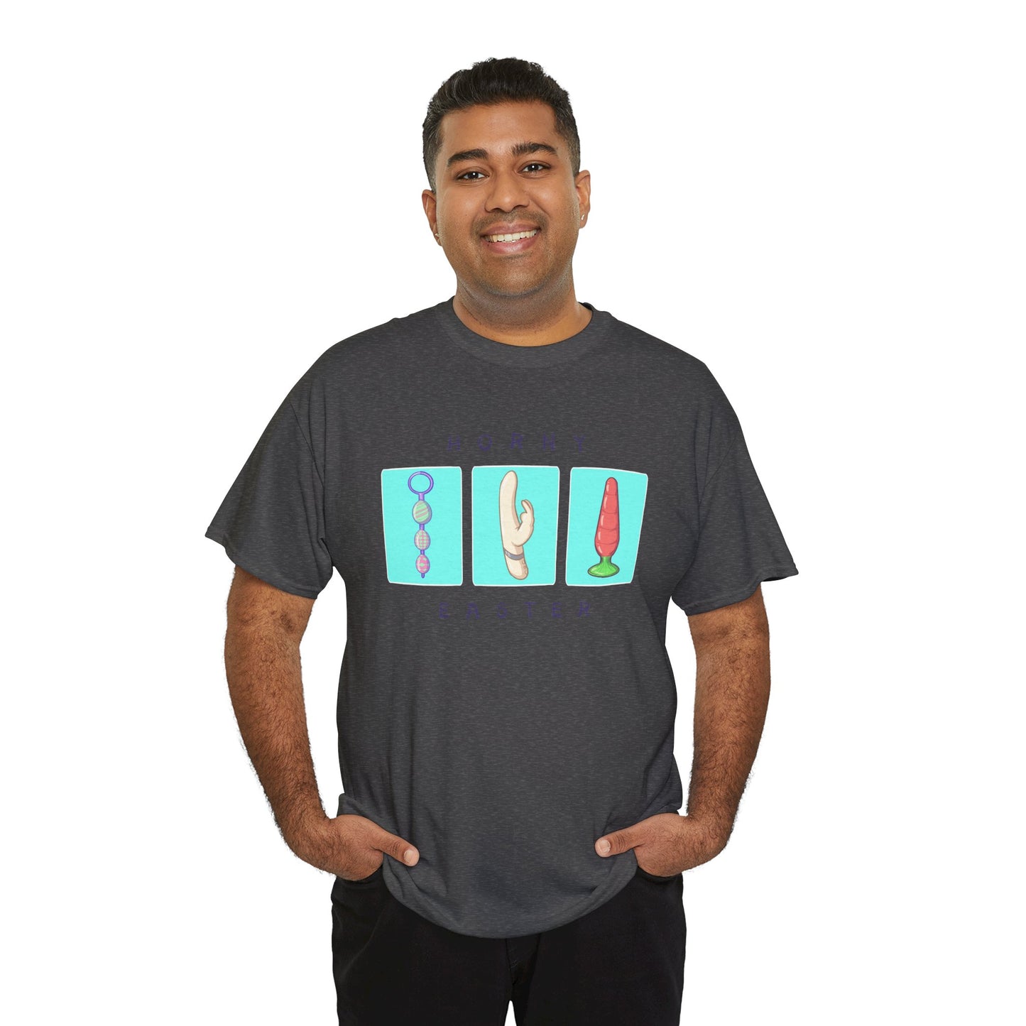 Horny Easter Unisex Heavy Cotton Tee