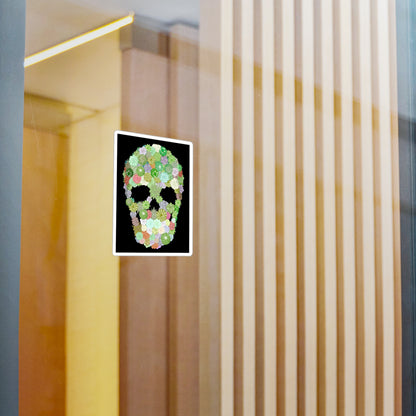 Succulent Skull Kiss-Cut Vinyl Decal