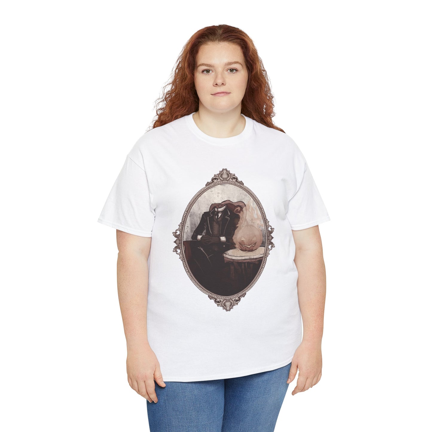 Victorian Headless Horseman Unisex Heavy Cotton Tee