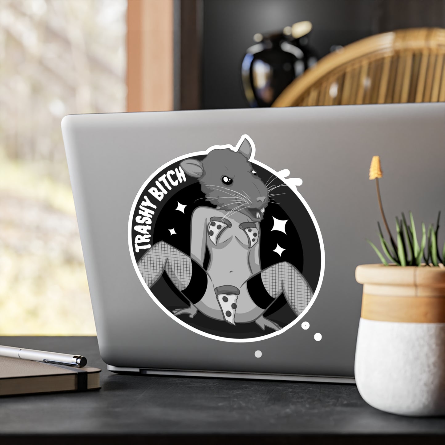Trashy III Kiss-Cut Vinyl Decal