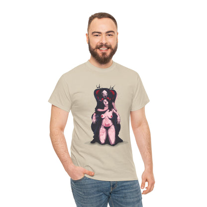 Deer Daddy Series 7: Daddy v Demoni  Unisex Heavy Cotton Tee