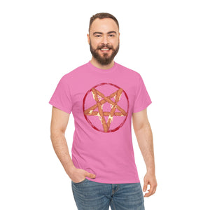 Mozzarella Stick Pentagram Unisex Heavy Cotton Tee