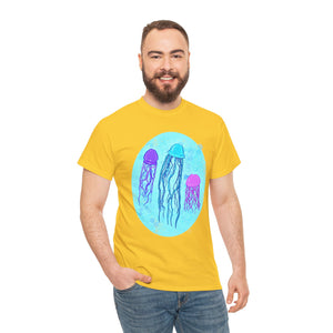 Jellyfish Varieties Unisex Heavy Cotton Tee