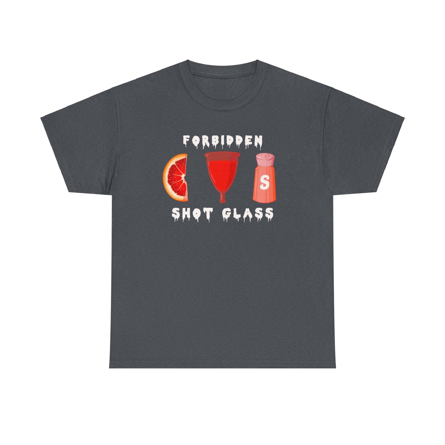 Forbidden Shot Glass Unisex Heavy Cotton Tee