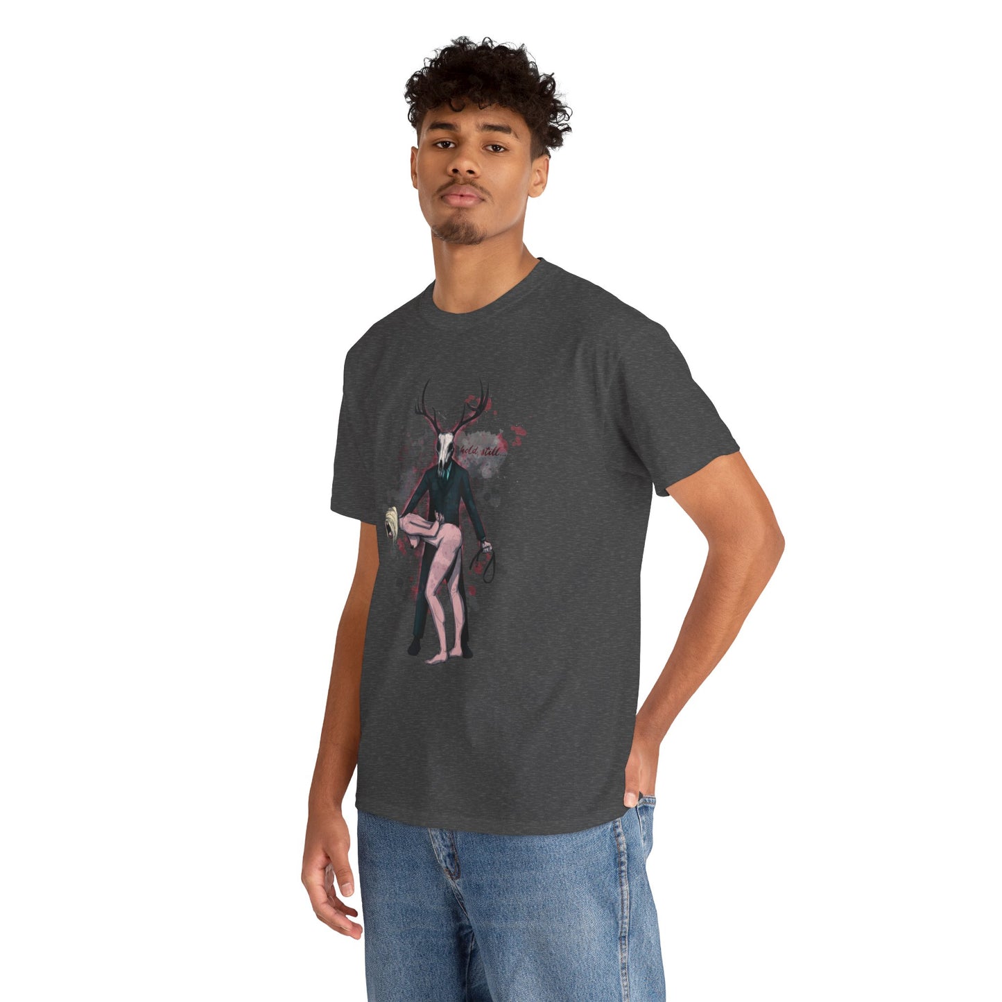 Deer Daddy Series 3: Hold Still Unisex Heavy Cotton Tee