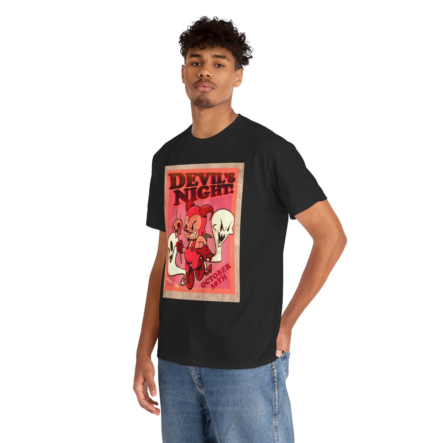 Devil's Night Unisex Heavy Cotton Tee