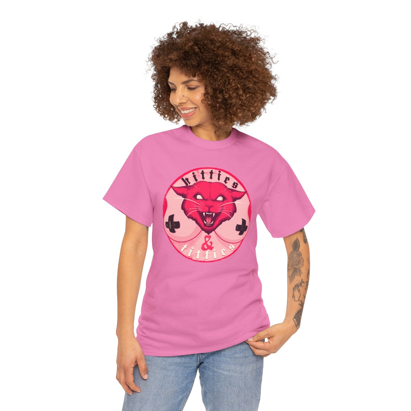 Kitties & Titties Unisex Heavy Cotton Tee