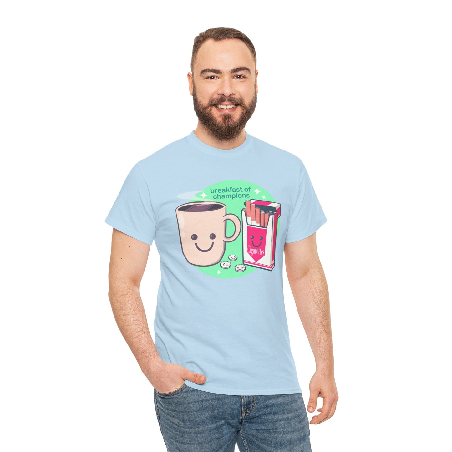Breakfast of Champions Unisex Heavy Cotton Tee