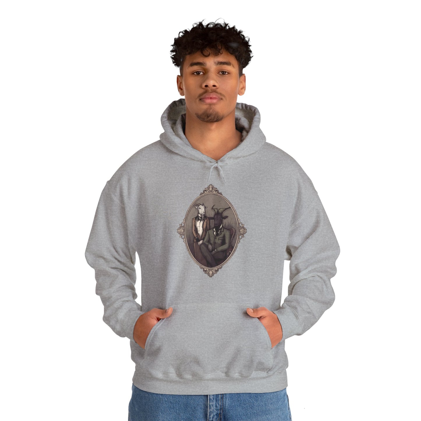 Victorian Horror Unisex Heavy Blend Hooded Sweatshirt