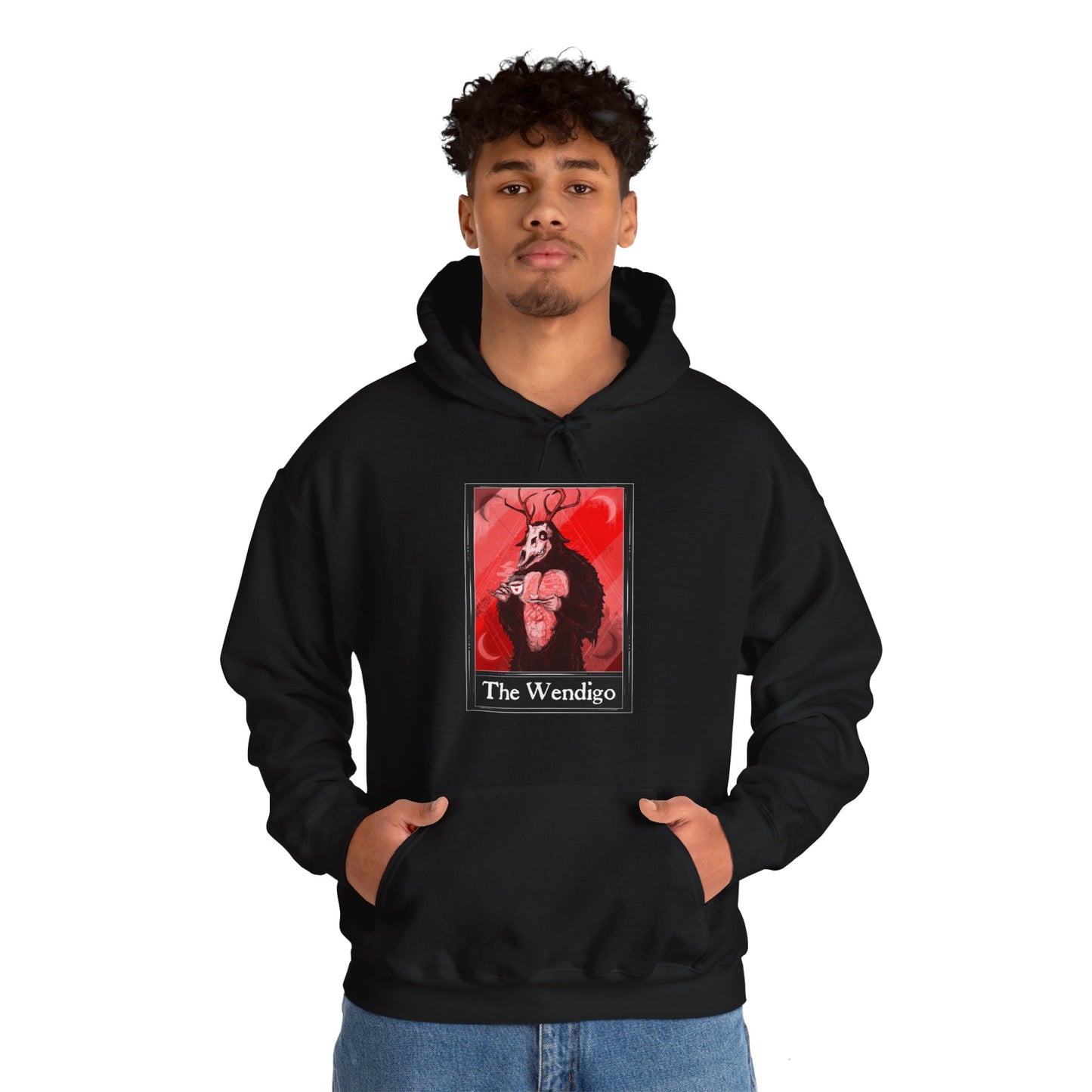 Wendigo Tarot Unisex Heavy Blend Hooded Sweatshirt