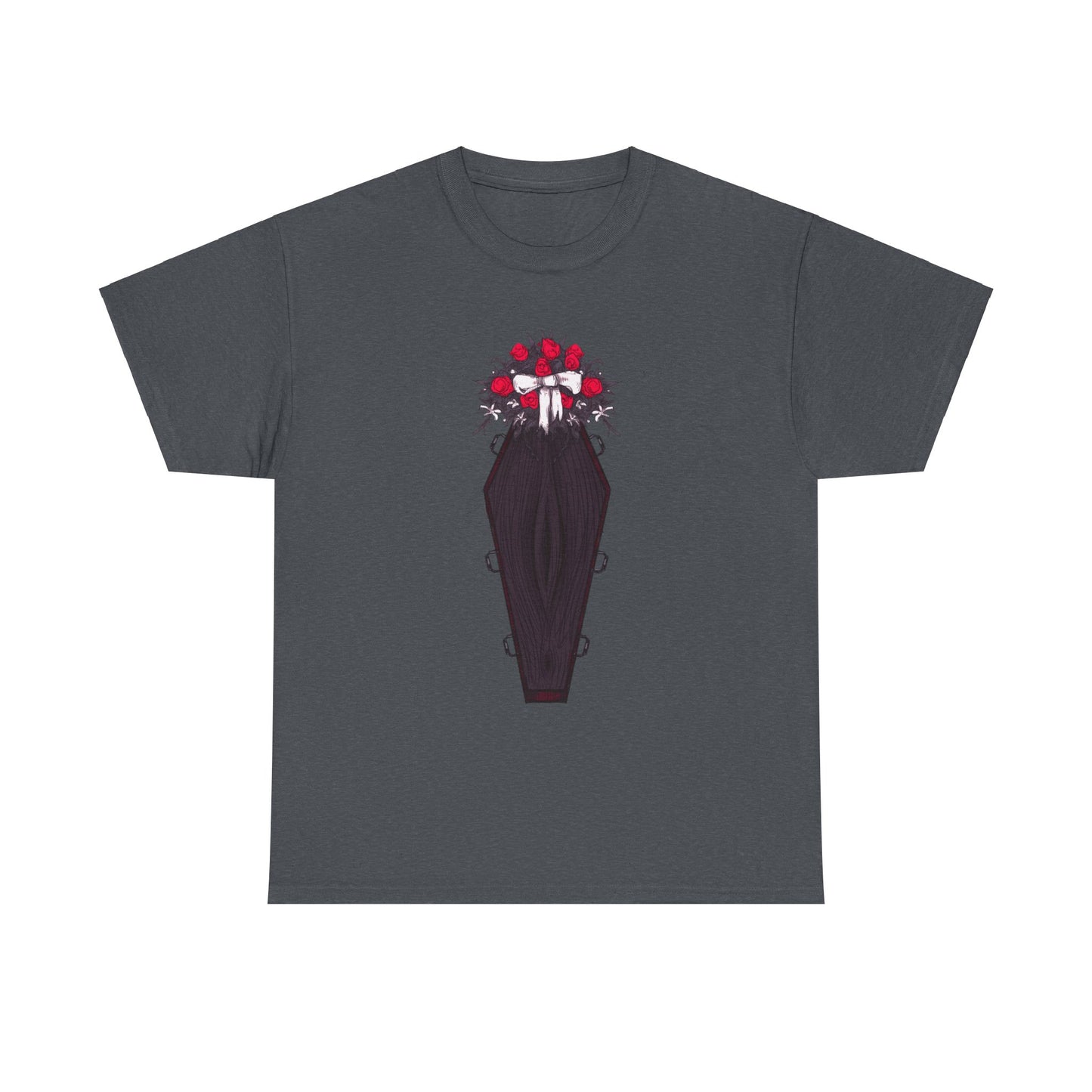 Vagina Coffin Unisex Heavy Cotton Tee