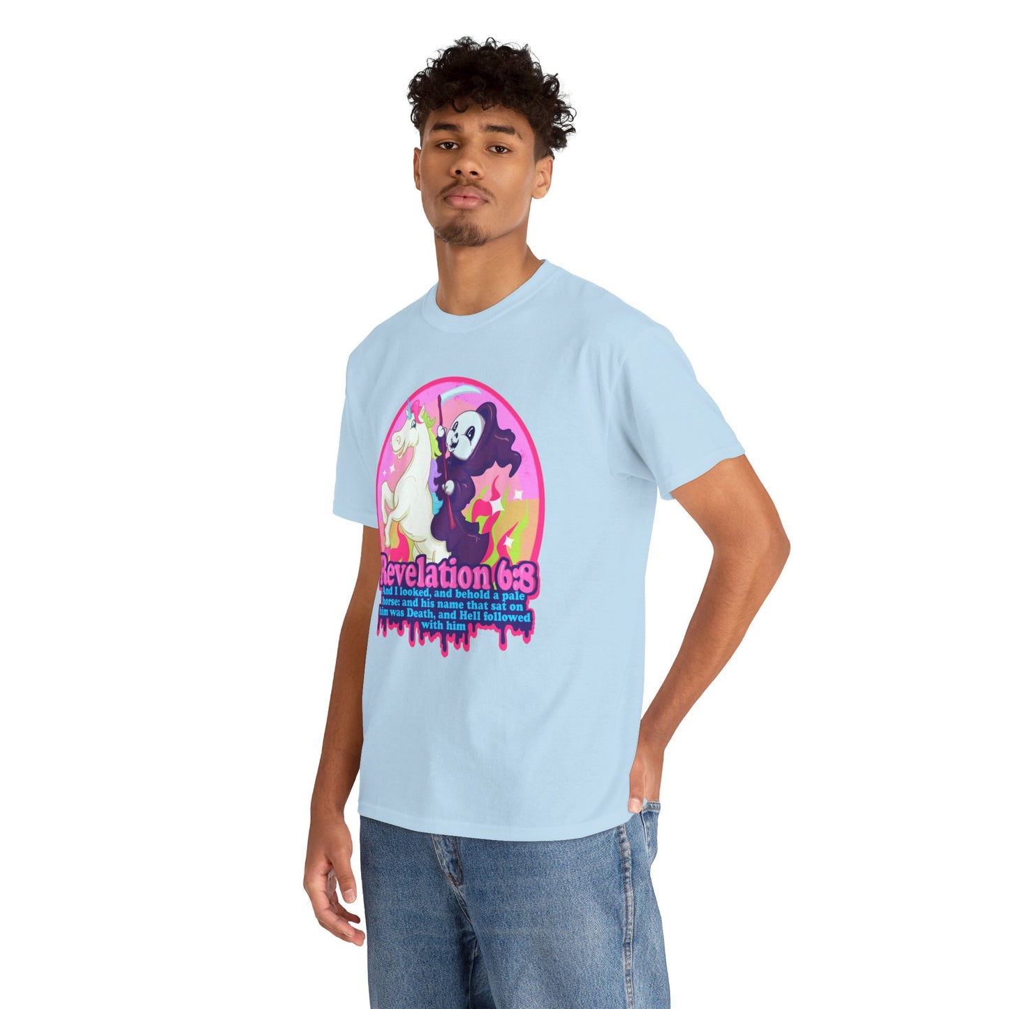 Revelation 6:8 Unisex Heavy Cotton Tee