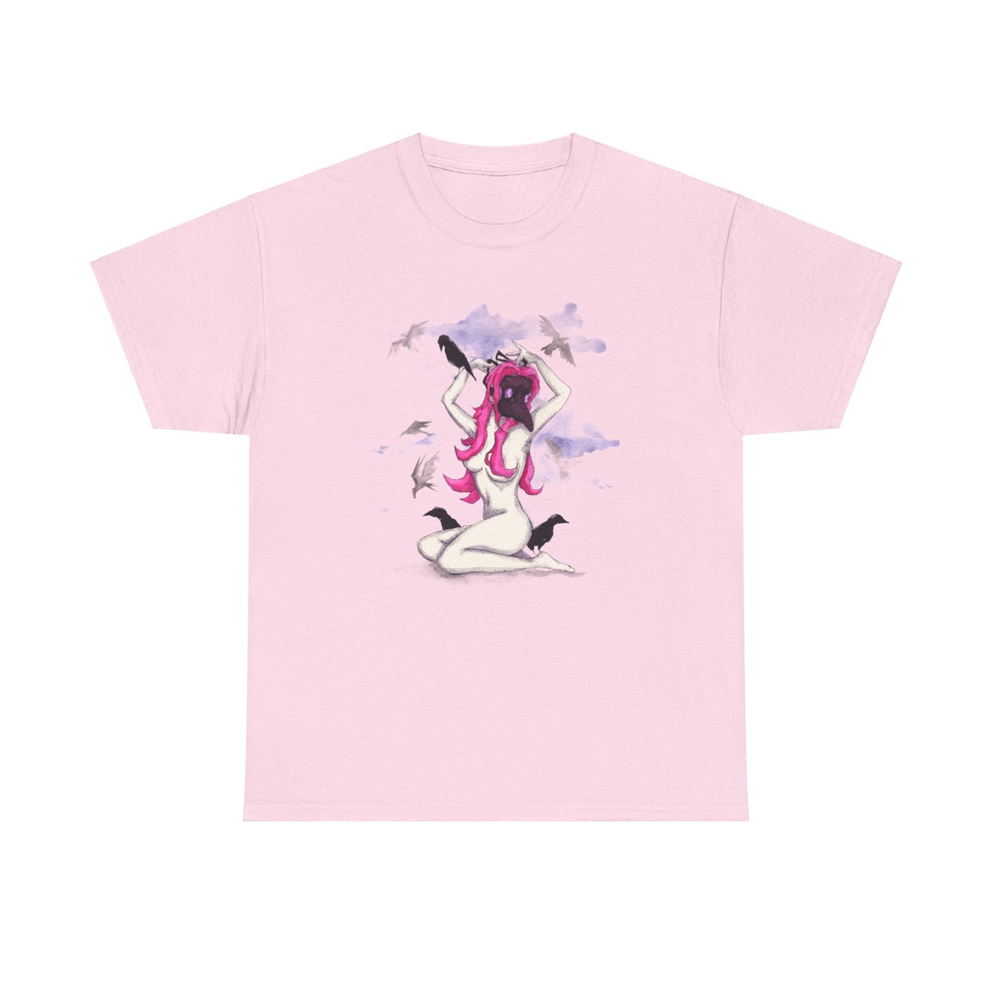 Plague Doctor Pinup Unisex Heavy Cotton Tee
