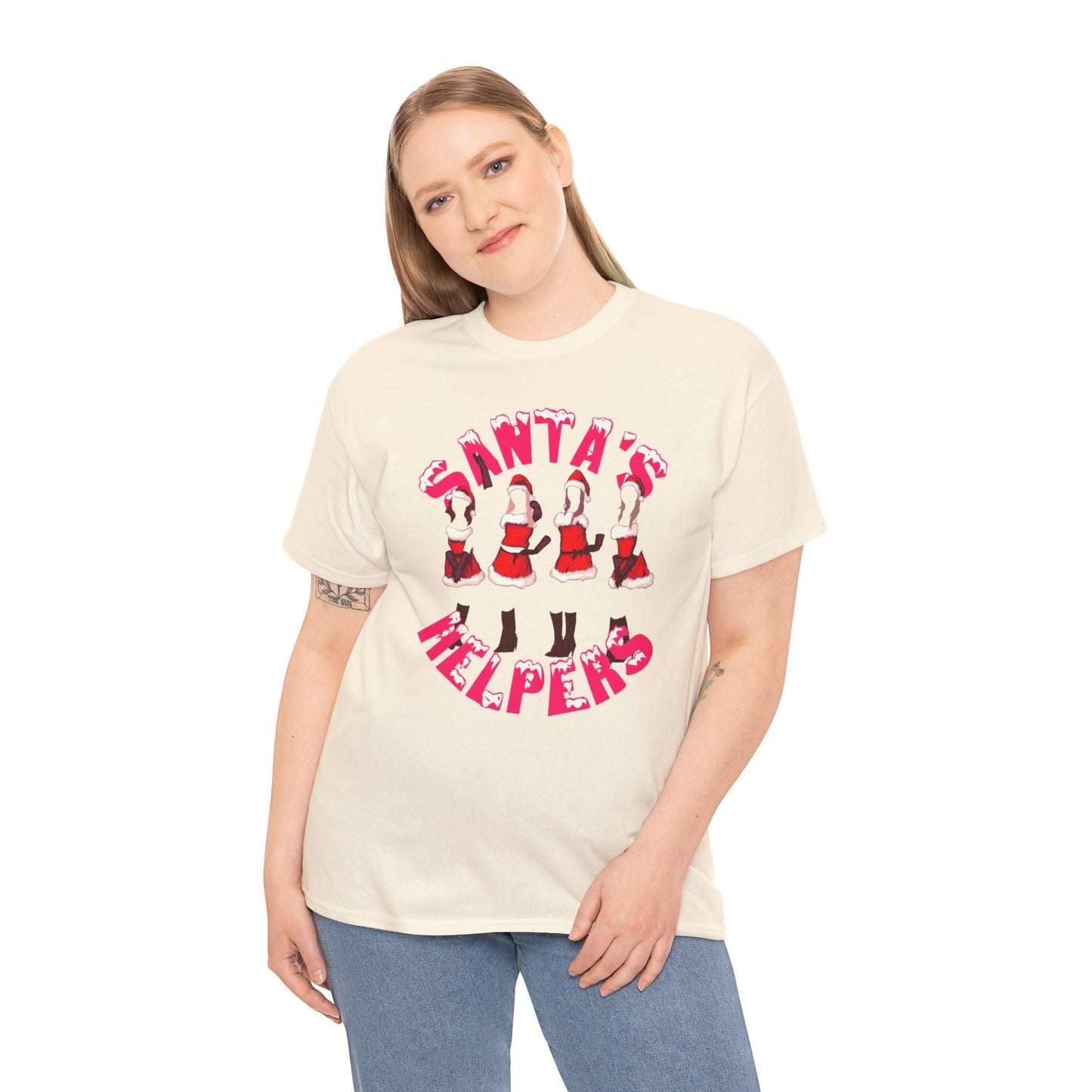 Santa's Helpers Unisex Heavy Cotton Tee