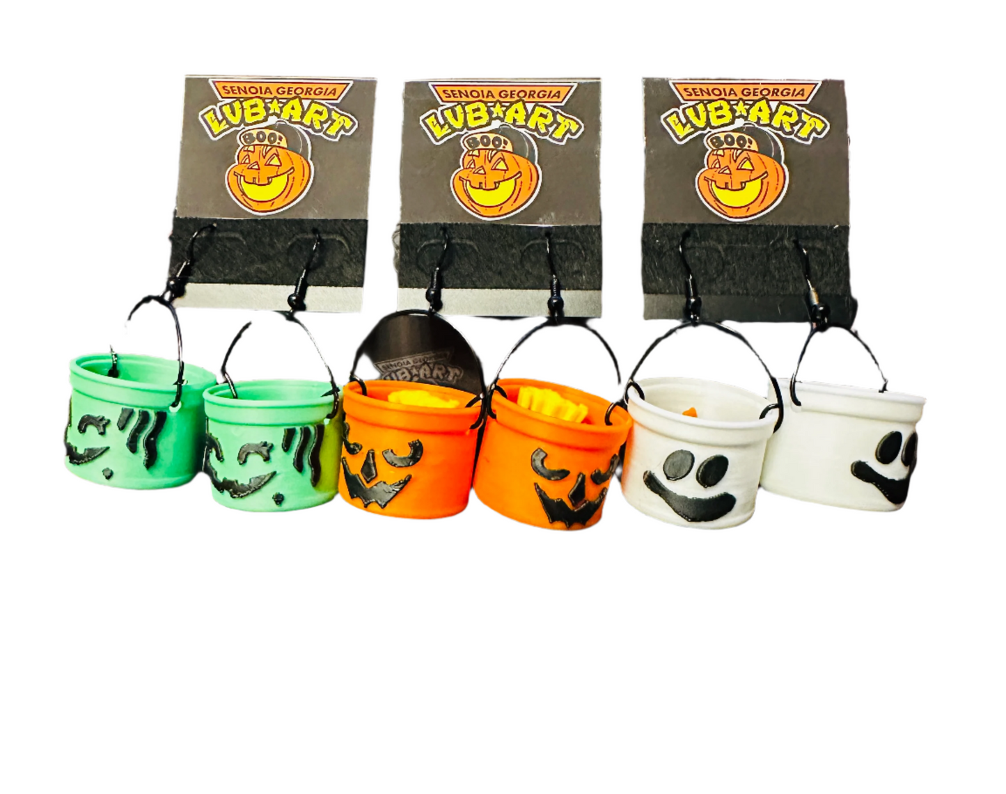 Boo Bucket Earrings