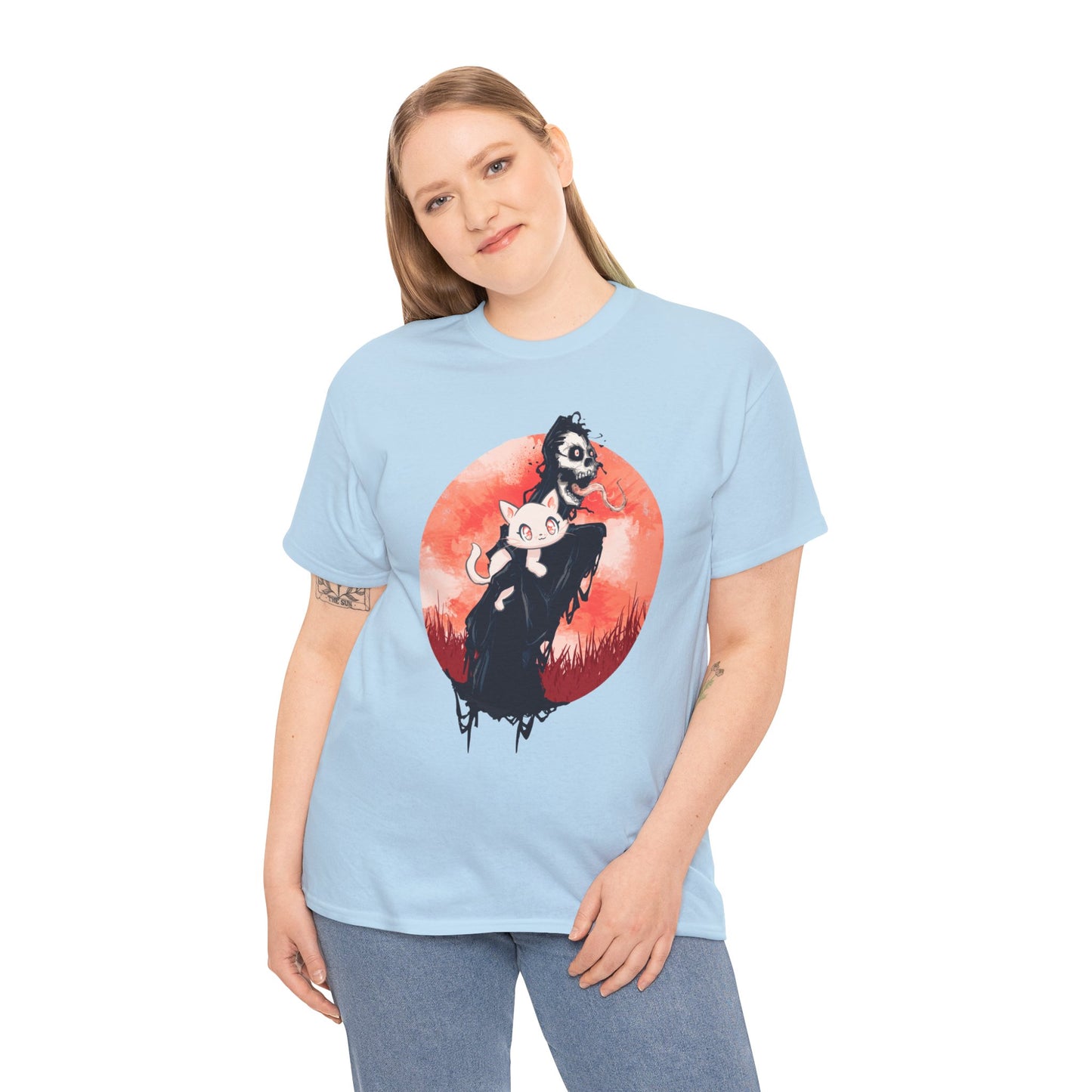 Cat Person Unisex Heavy Cotton Tee