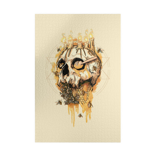 Elemental Skull Honeycore Puzzle (110, 252, 500, 1014-piece)