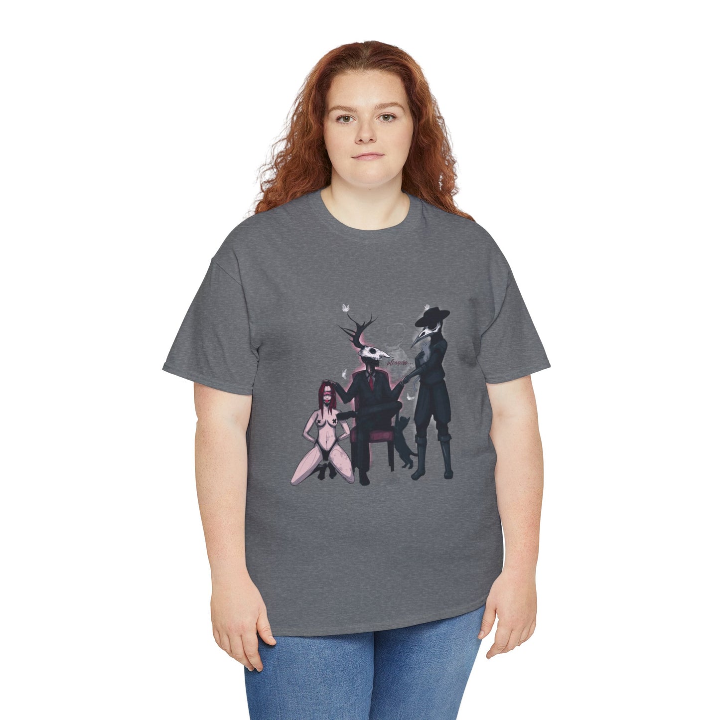 Deer Daddy / Nocturnal Unisex Heavy Cotton Tee