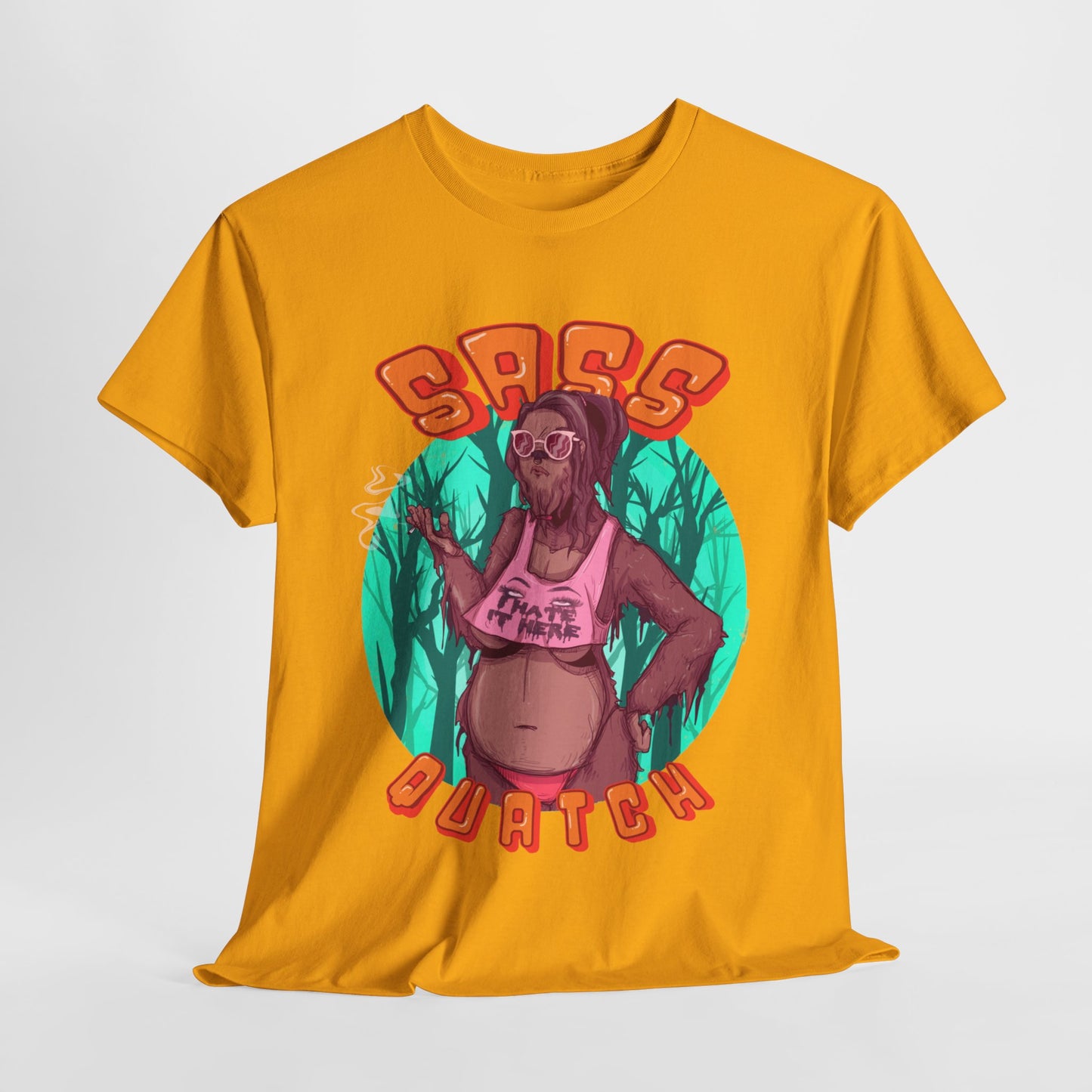 Sass Quatch Unisex Heavy Cotton Tee