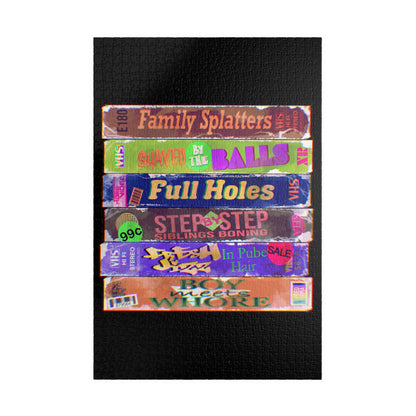 Dirty 90s VHS Puzzle (110, 252, 500-piece)
