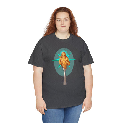 He Is Resin Unisex Heavy Cotton Tee