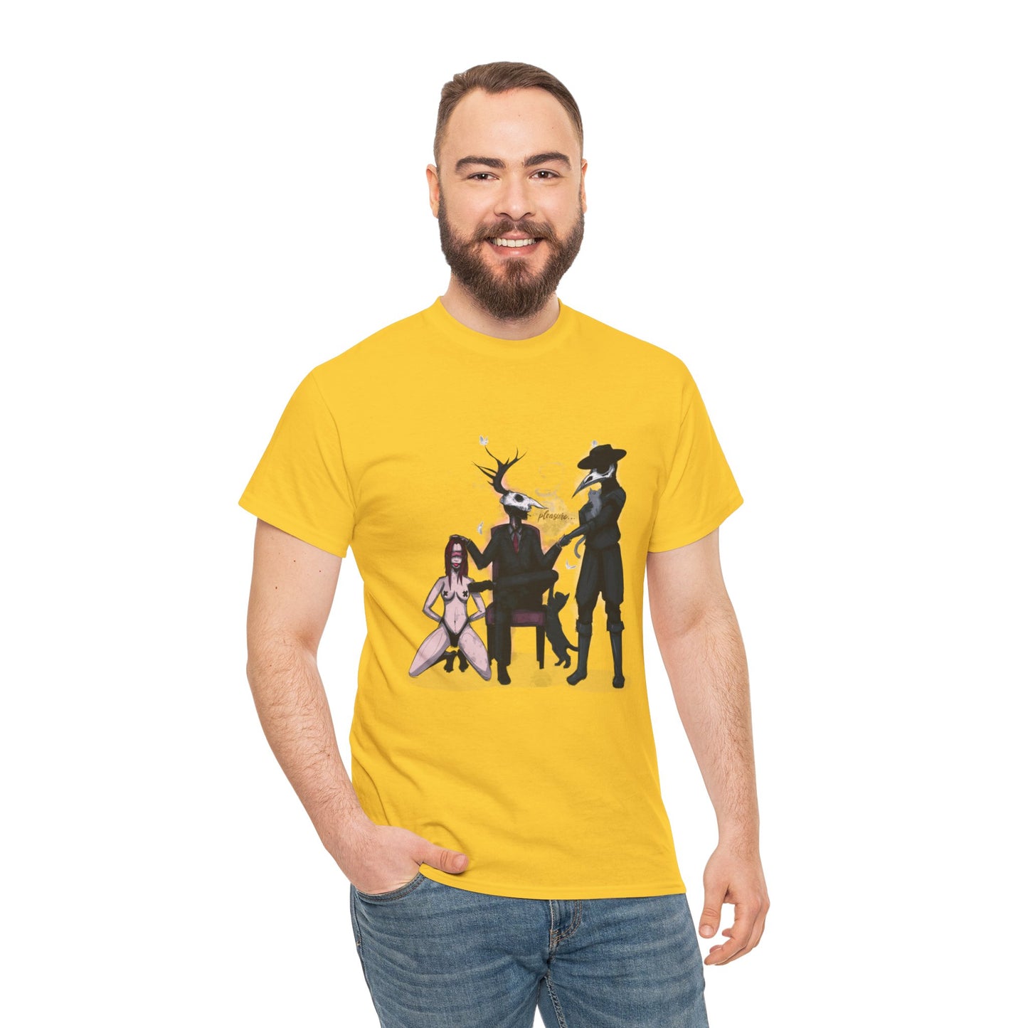 Deer Daddy / Nocturnal Unisex Heavy Cotton Tee