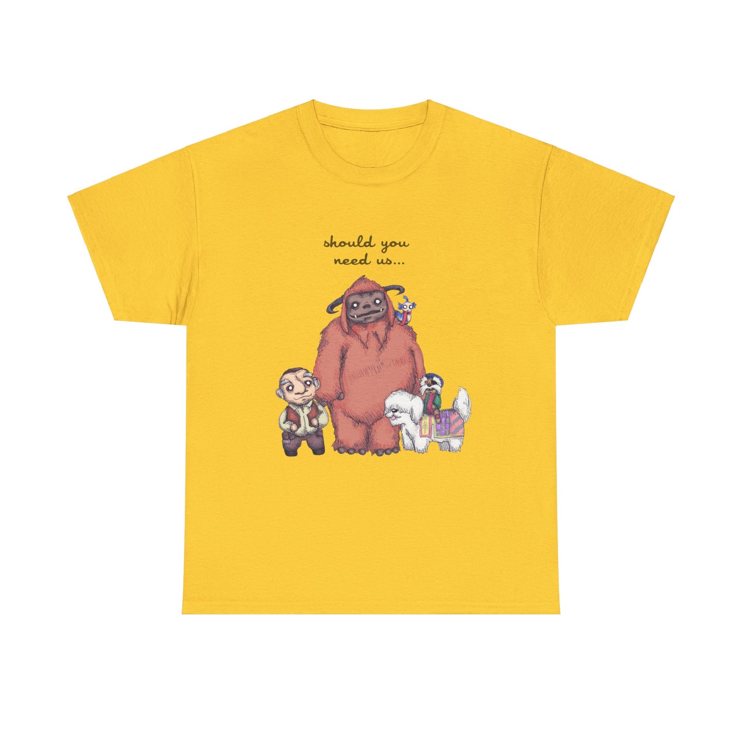 Should You Need Us Unisex Heavy Cotton Tee