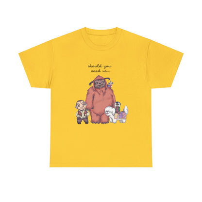 Should You Need Us Unisex Heavy Cotton Tee