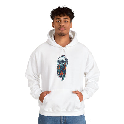 Elemental Skull Ocean Unisex Heavy Blend Hooded Sweatshirt