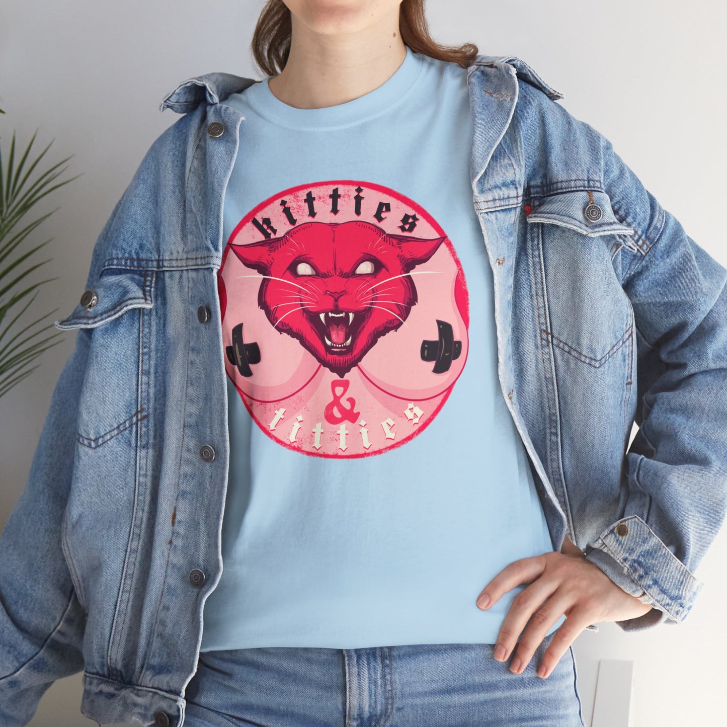 Kitties & Titties Unisex Heavy Cotton Tee