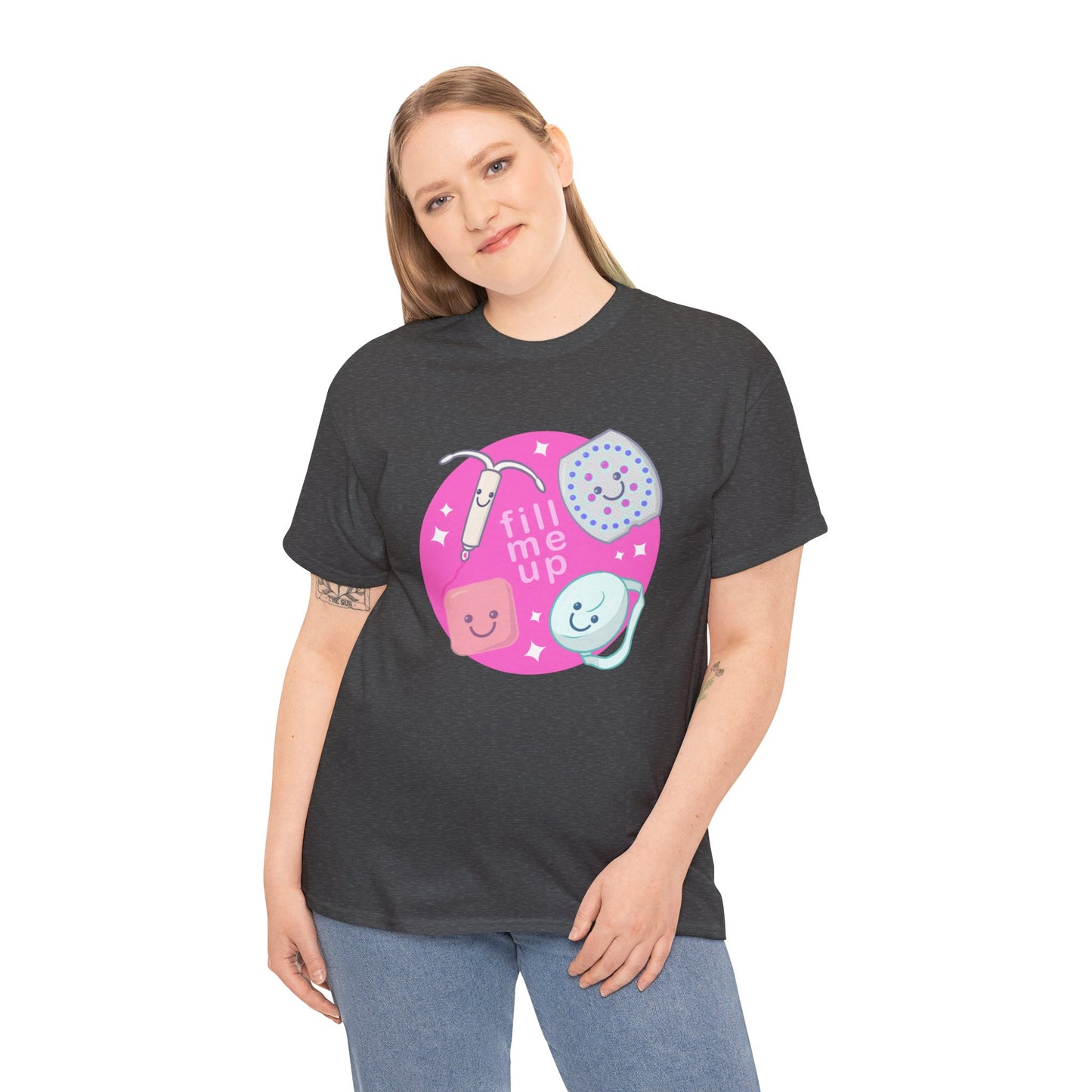 Fill Me Up Unisex Heavy Cotton Tee