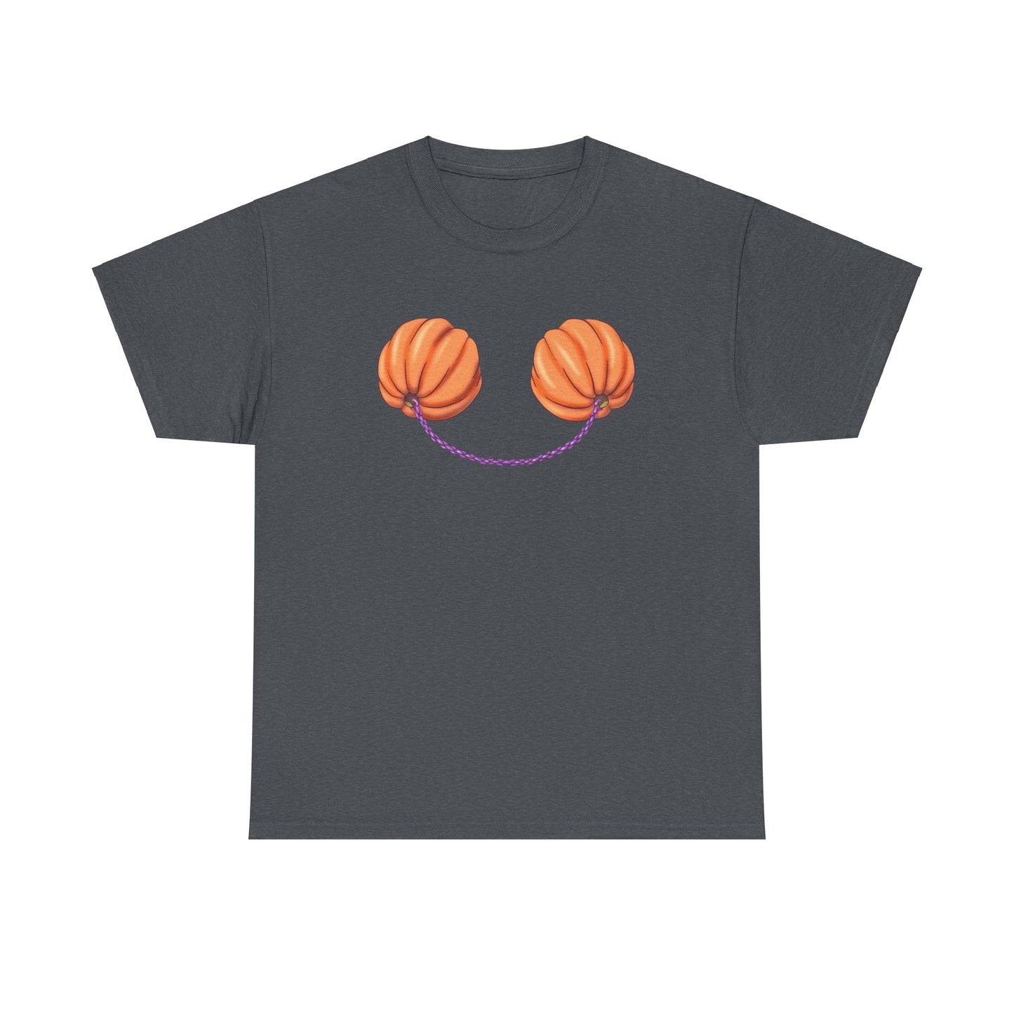 Pumpkin Tits Unisex Heavy Cotton Tee