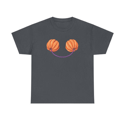 Pumpkin Tits Unisex Heavy Cotton Tee