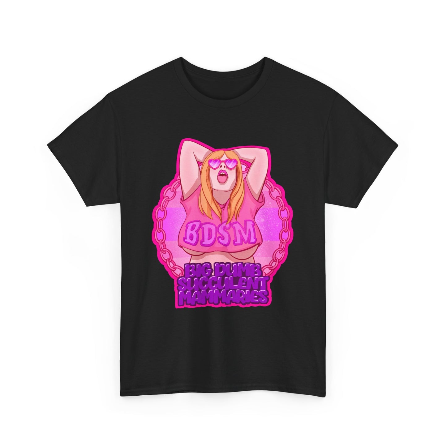 Big Dumb Succulent Mammaries Unisex Heavy Cotton Tee