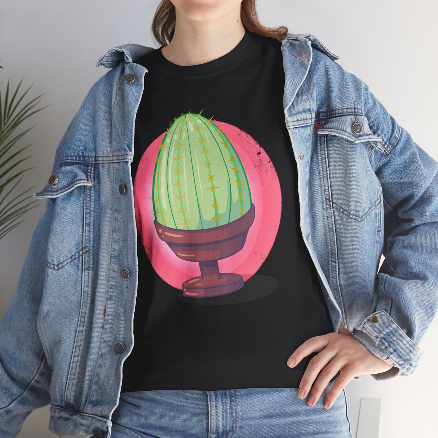 Cactus Plug Unisex Heavy Cotton Tee