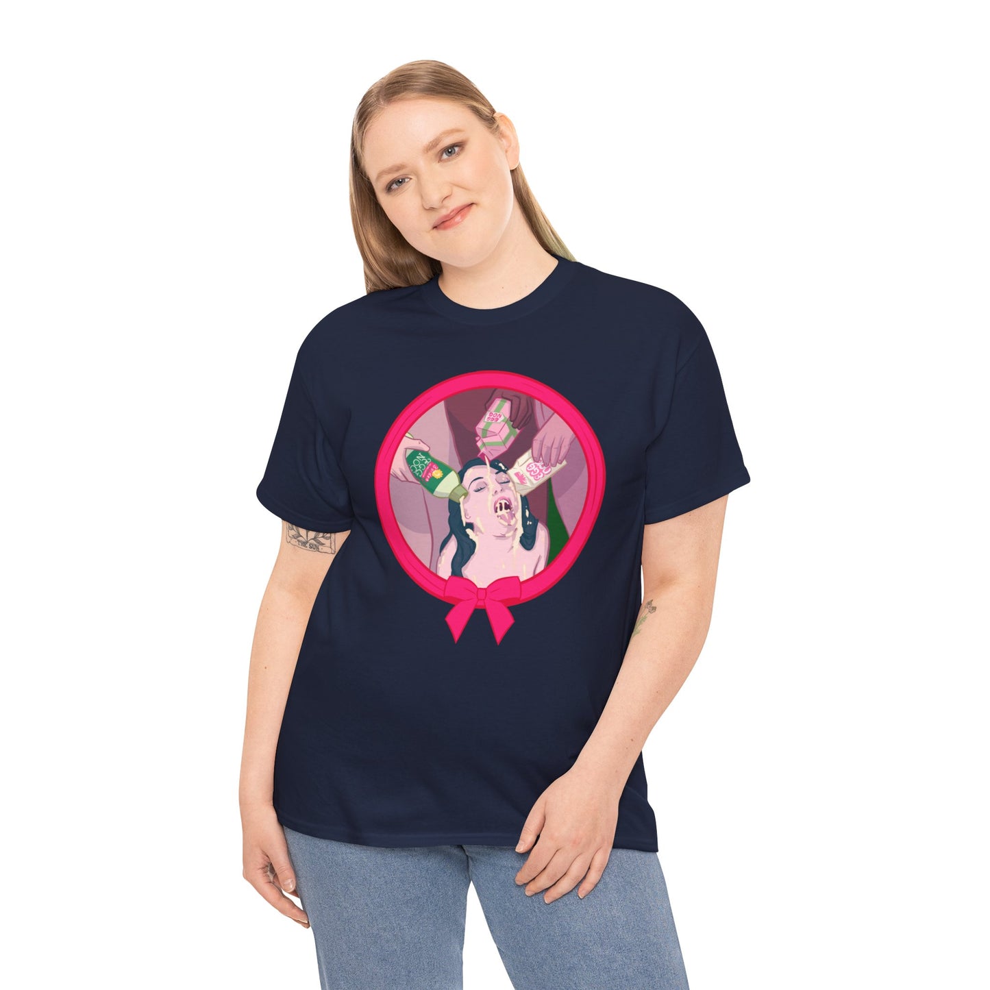 Cum All Ye Facial Unisex Heavy Cotton Tee