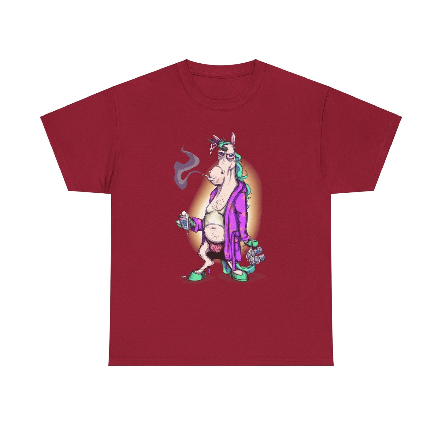 Dontgiveafuckacorn Unisex Heavy Cotton Tee