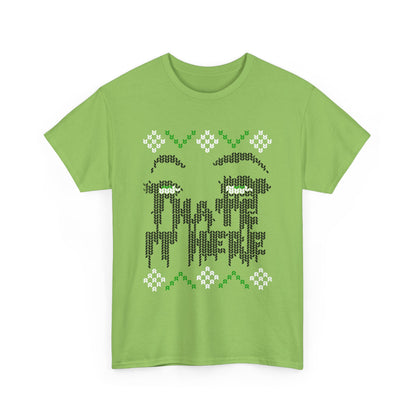 I Hate It Here Christmas Unisex Heavy Cotton Tee
