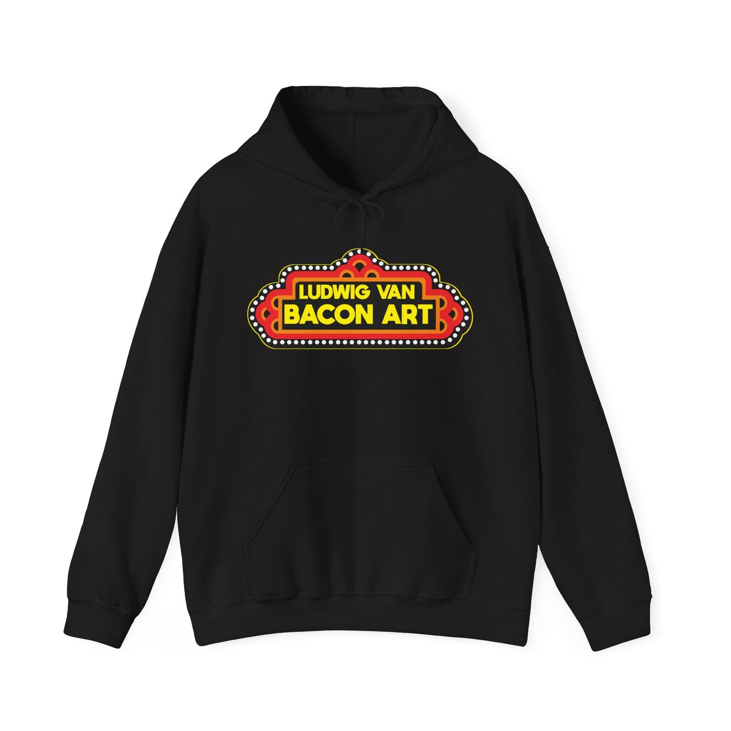 LVB's Pizza Emporium (Front & Back) Unisex Heavy Blend Hooded Sweatshirt