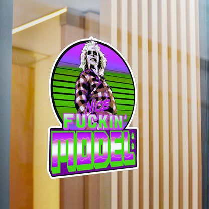 Nice Model Kiss-Cut Vinyl Decal