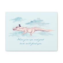 Never Give Up Canvas Gallery Wrapped Art Print