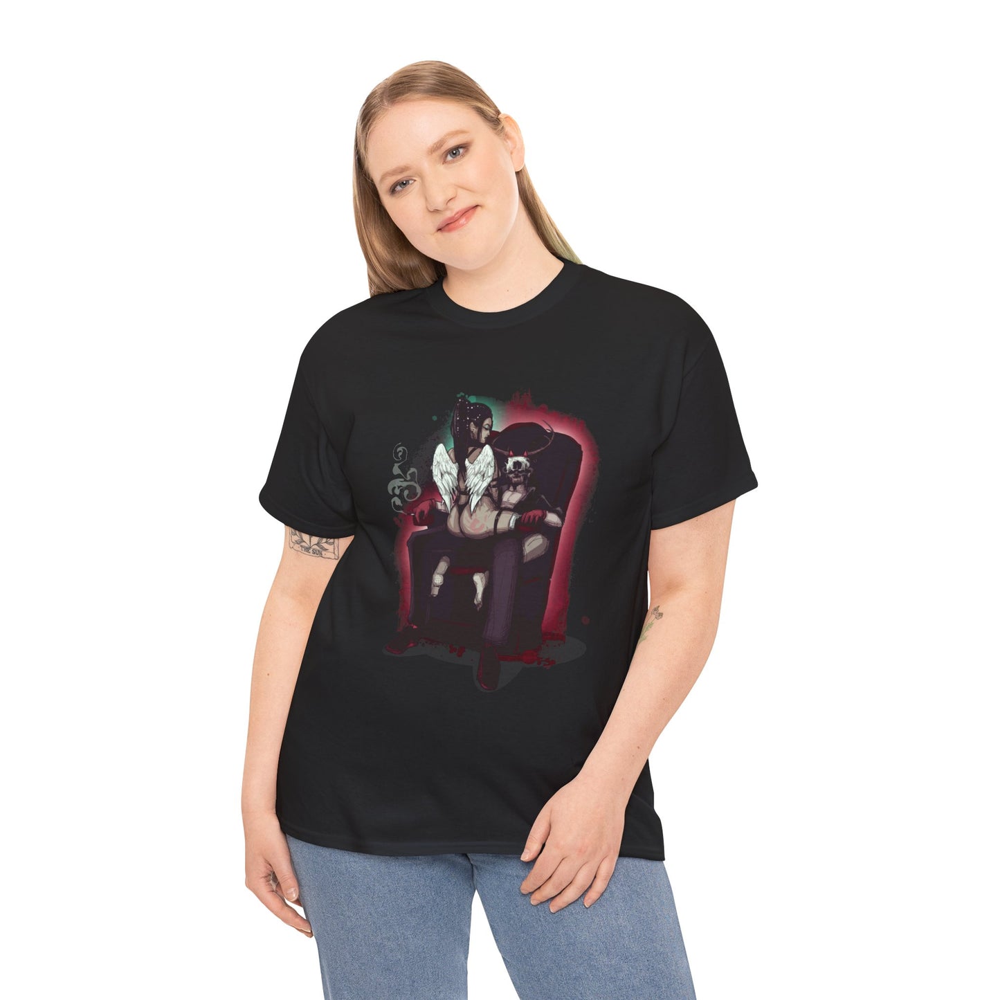 Deer Daddy Series 9: Angels & Demons Unisex Heavy Cotton Tee