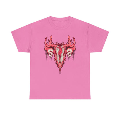 Uterus From Hell Unisex Heavy Cotton Tee