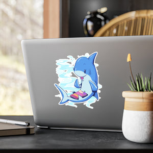 Shark-coochie Kiss-Cut Vinyl Decal