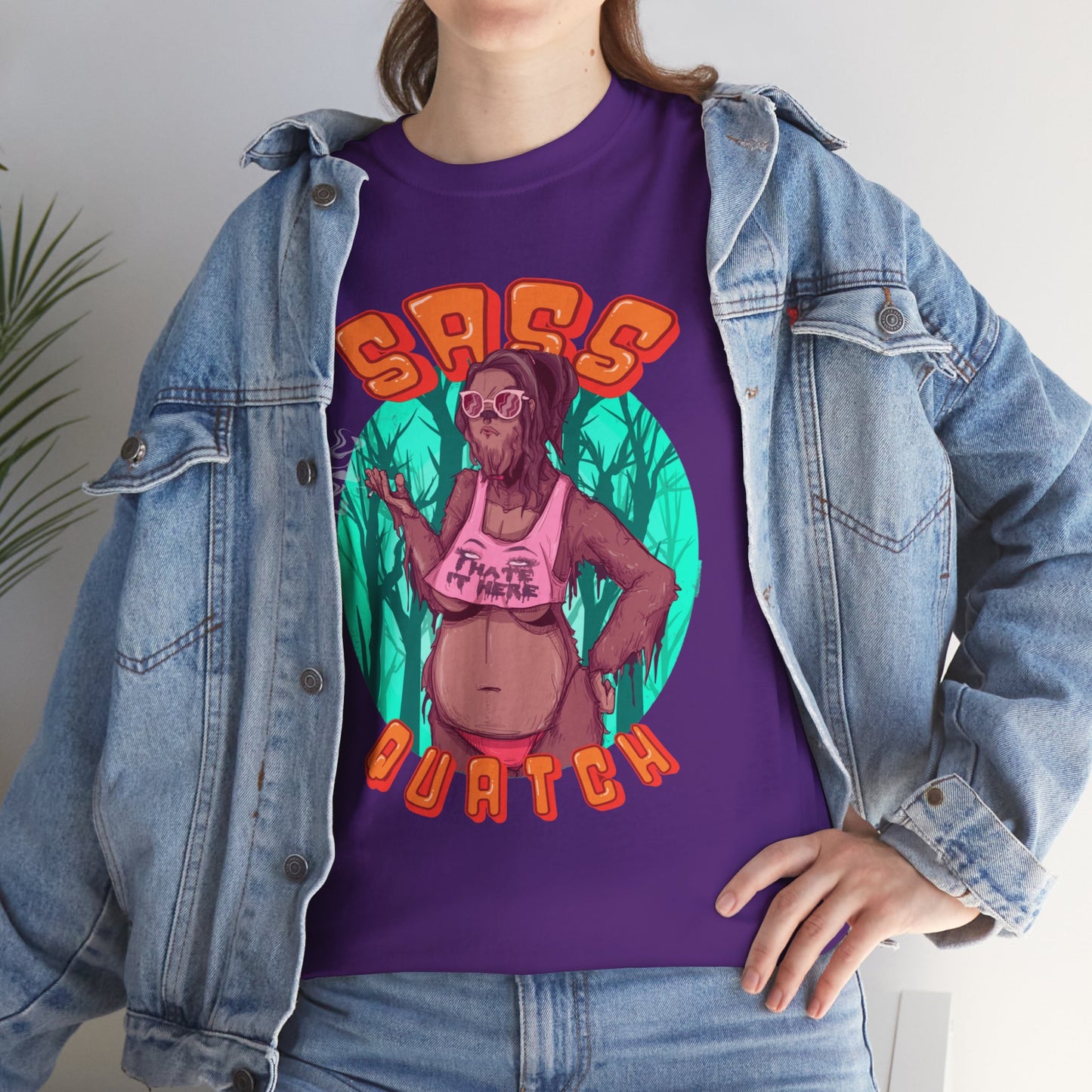 Sass Quatch Unisex Heavy Cotton Tee