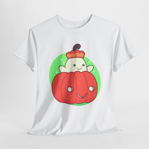 Pumpkin Ghost Unisex Heavy Cotton Tee