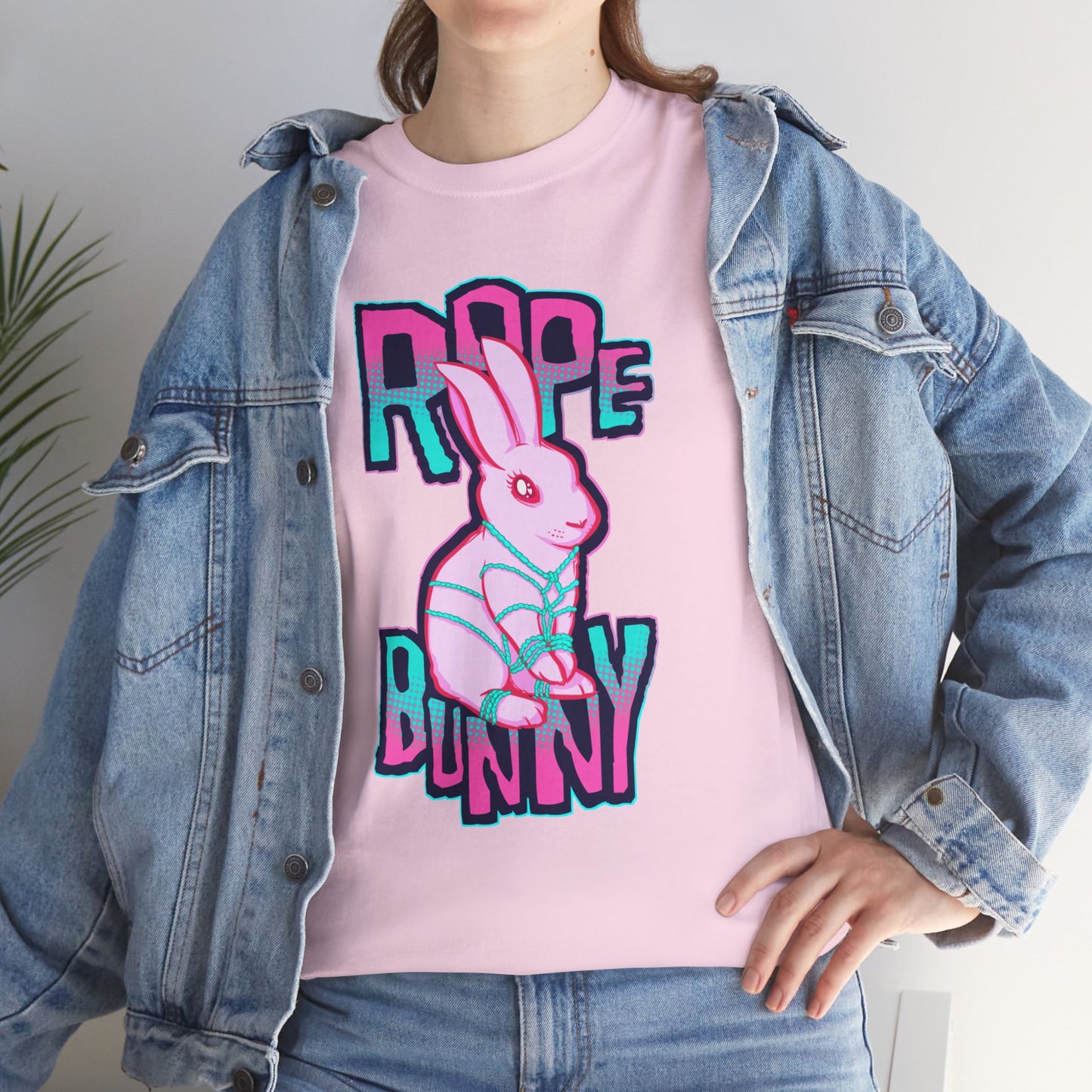 Rope Bunny Unisex Heavy Cotton Tee